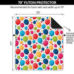 Cartoon Balloon Pattern Print Futon Protector