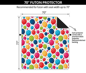 Cartoon Balloon Pattern Print Futon Protector