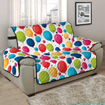 Cartoon Balloon Pattern Print Half Sofa Protector