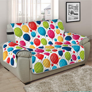 Cartoon Balloon Pattern Print Half Sofa Protector