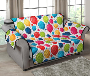 Cartoon Balloon Pattern Print Loveseat Protector