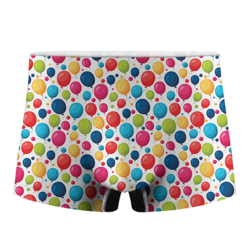 Cartoon Balloon Pattern Print Men's Boxer Briefs