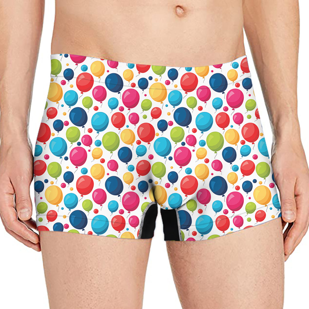 Cartoon Balloon Pattern Print Men's Boxer Briefs