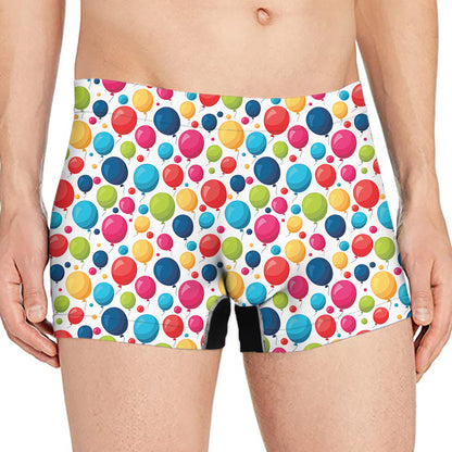 Cartoon Balloon Pattern Print Men's Boxer Briefs