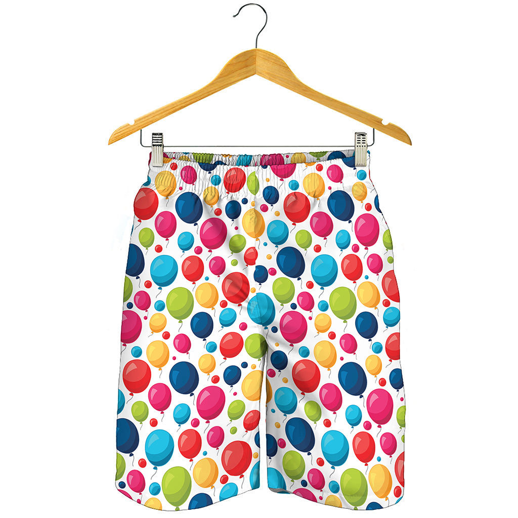 Cartoon Balloon Pattern Print Men's Shorts