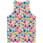 Cartoon Balloon Pattern Print Men's Tank Top