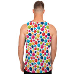 Cartoon Balloon Pattern Print Men's Tank Top