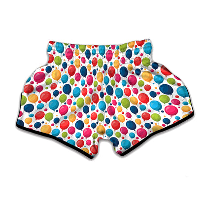 Cartoon Balloon Pattern Print Muay Thai Boxing Shorts