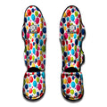 Cartoon Balloon Pattern Print Muay Thai Shin Guards