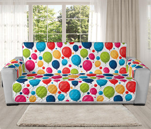 Cartoon Balloon Pattern Print Oversized Sofa Protector