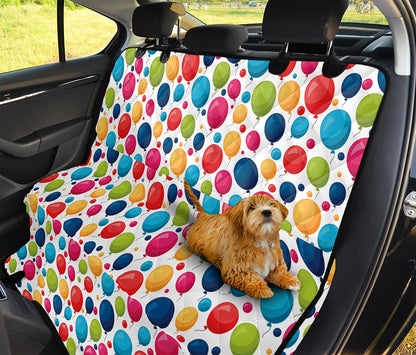Cartoon Balloon Pattern Print Pet Car Back Seat Cover