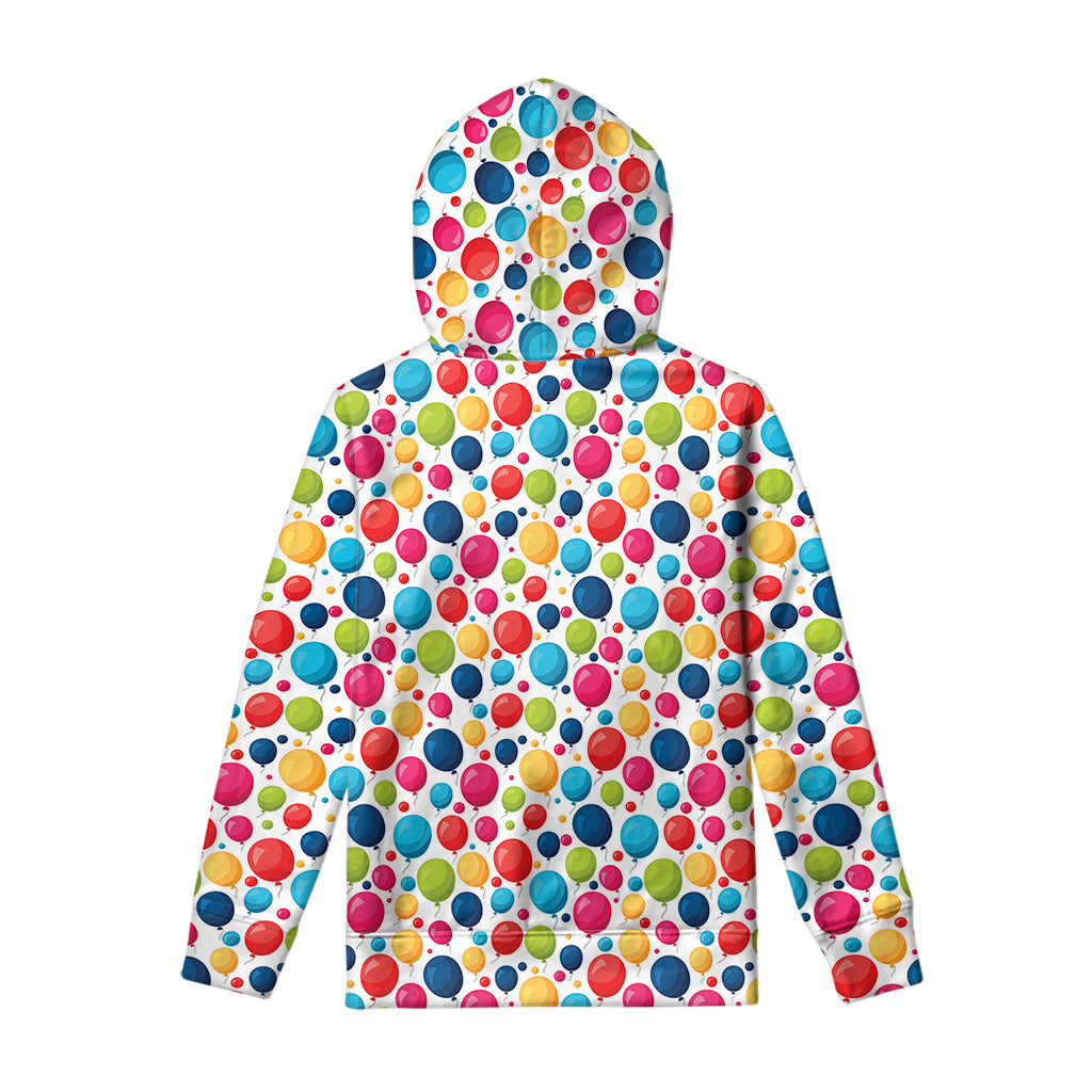 Cartoon Balloon Pattern Print Pullover Hoodie