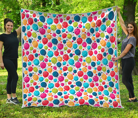 Cartoon Balloon Pattern Print Quilt