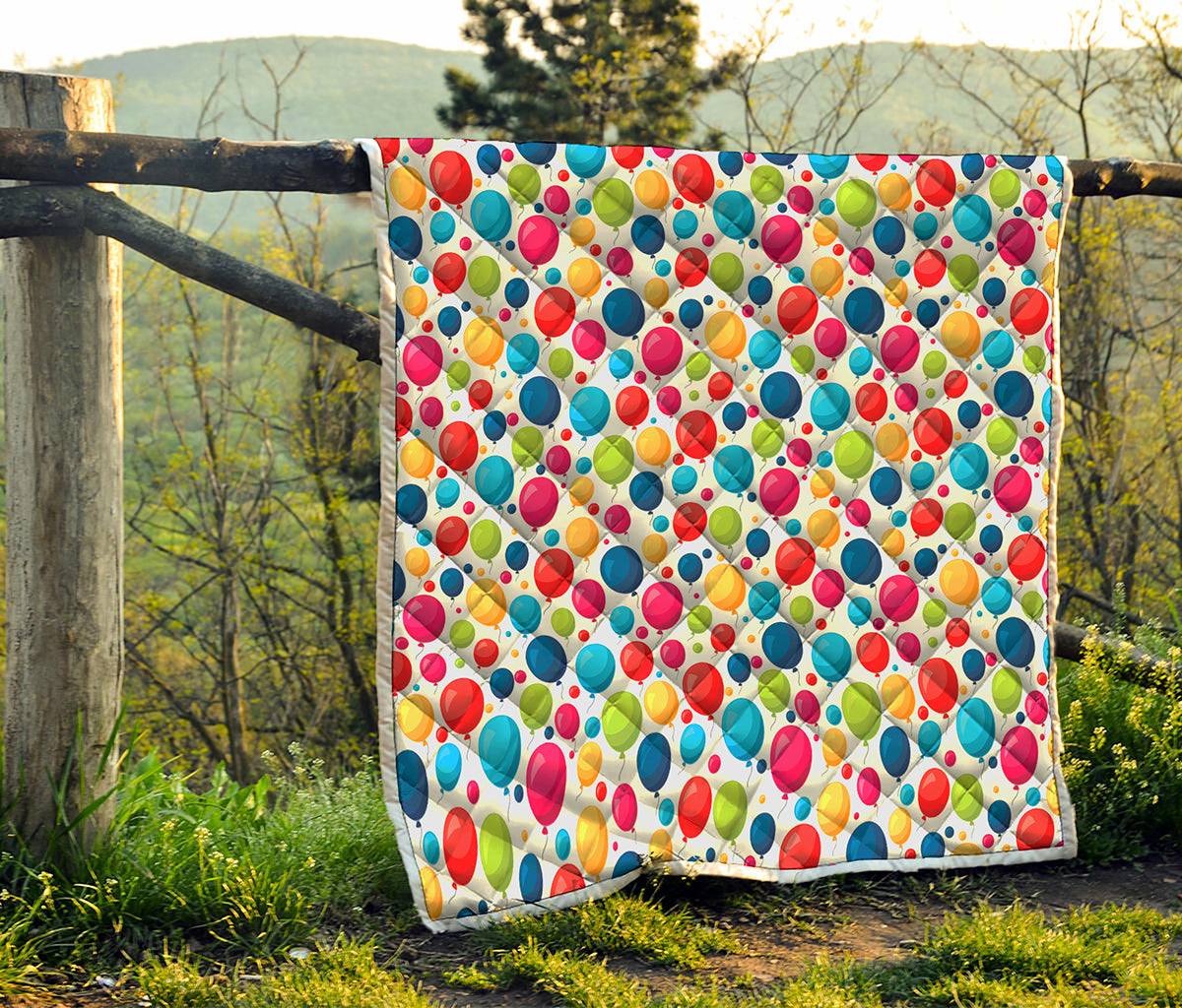 Cartoon Balloon Pattern Print Quilt