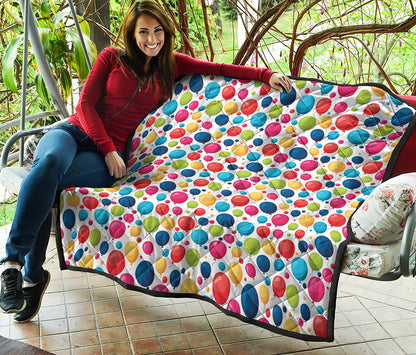 Cartoon Balloon Pattern Print Quilt