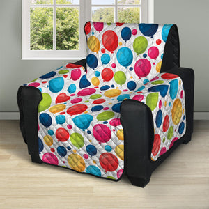 Cartoon Balloon Pattern Print Recliner Protector