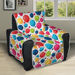 Cartoon Balloon Pattern Print Recliner Protector