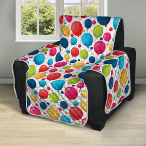 Cartoon Balloon Pattern Print Recliner Protector