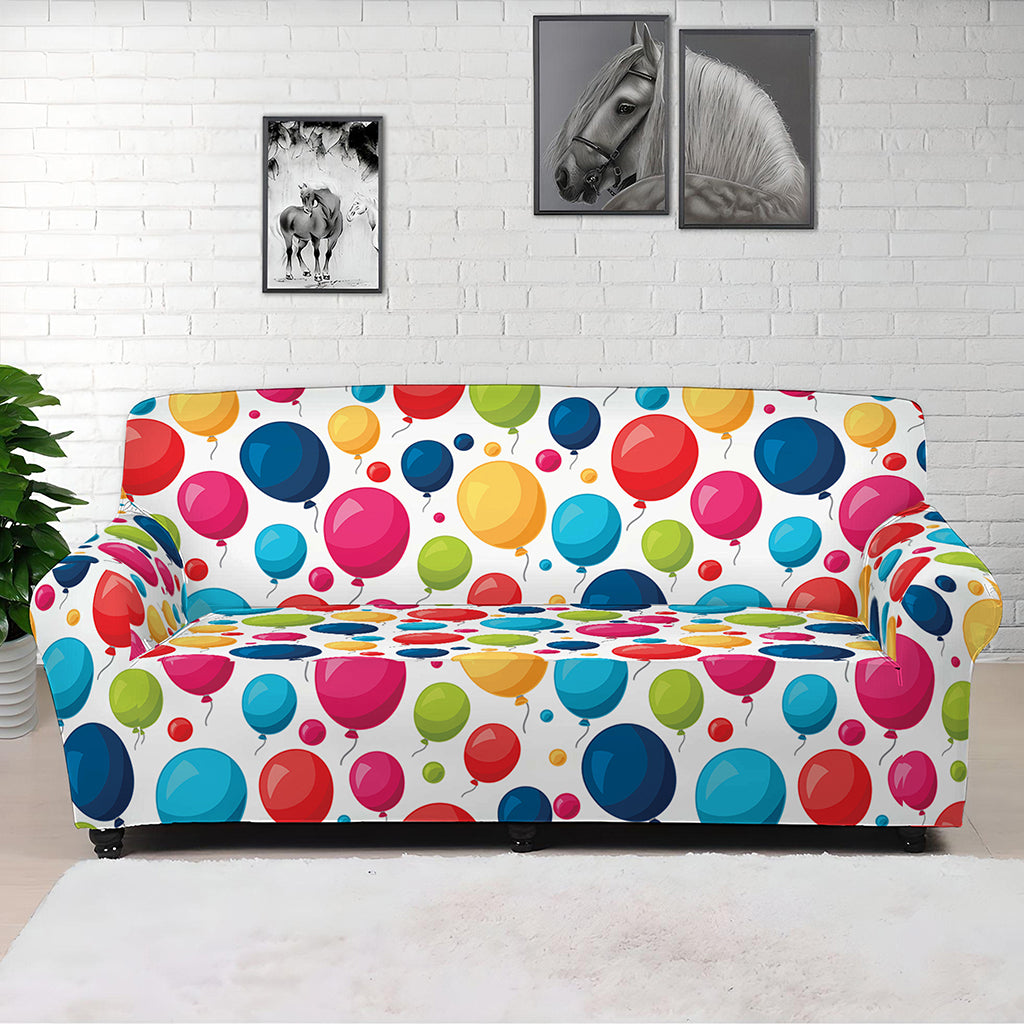 Cartoon Balloon Pattern Print Sofa Cover