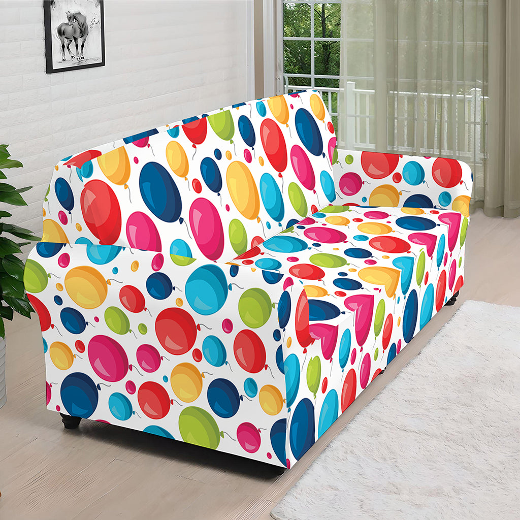 Cartoon Balloon Pattern Print Sofa Cover