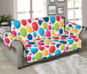 Cartoon Balloon Pattern Print Sofa Protector