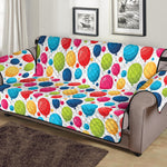 Cartoon Balloon Pattern Print Sofa Protector