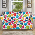 Cartoon Balloon Pattern Print Sofa Protector