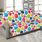 Cartoon Balloon Pattern Print Sofa Protector