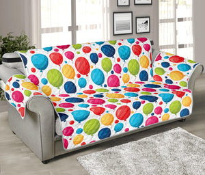 Cartoon Balloon Pattern Print Sofa Protector