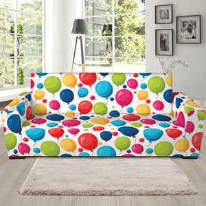 Cartoon Balloon Pattern Print Sofa Slipcover