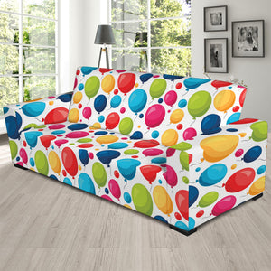 Cartoon Balloon Pattern Print Sofa Slipcover