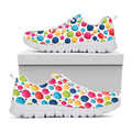 Cartoon Balloon Pattern Print White Running Shoes