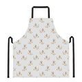 Cartoon Bull Terrier Pattern Print Apron