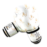 Cartoon Bull Terrier Pattern Print Boxing Gloves
