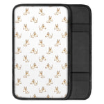 Cartoon Bull Terrier Pattern Print Car Center Console Cover