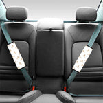 Cartoon Bull Terrier Pattern Print Car Seat Belt Covers