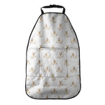 Cartoon Bull Terrier Pattern Print Car Seat Organizers