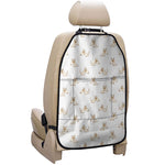 Cartoon Bull Terrier Pattern Print Car Seat Organizers