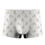 Cartoon Bull Terrier Pattern Print Men's Boxer Briefs