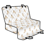 Cartoon Bull Terrier Pattern Print Pet Car Back Seat Cover
