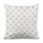 Cartoon Bull Terrier Pattern Print Pillow Cover