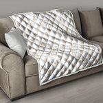 Cartoon Bull Terrier Pattern Print Quilt