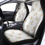 Cartoon Bull Terrier Pattern Print Universal Fit Car Seat Covers