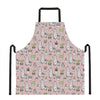 Cartoon Cactus And Llama Pattern Print Apron