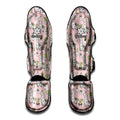 Cartoon Cactus And Llama Pattern Print Muay Thai Shin Guards