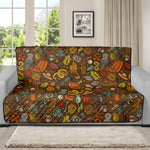 Cartoon Camping Pattern Print Futon Protector