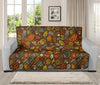 Cartoon Camping Pattern Print Futon Protector