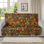 Cartoon Camping Pattern Print Futon Protector