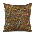 Cartoon Camping Pattern Print Pillow Cover