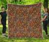 Cartoon Camping Pattern Print Quilt